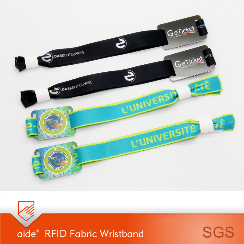 rfid fabric wristband
