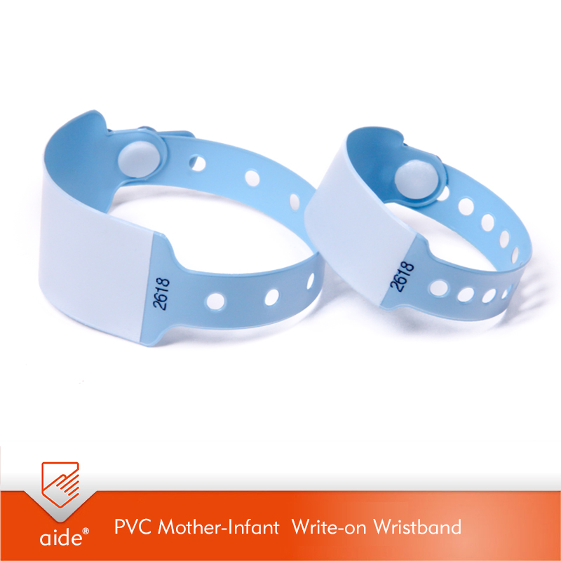 PVC Mother-Infant Write-on Wristband