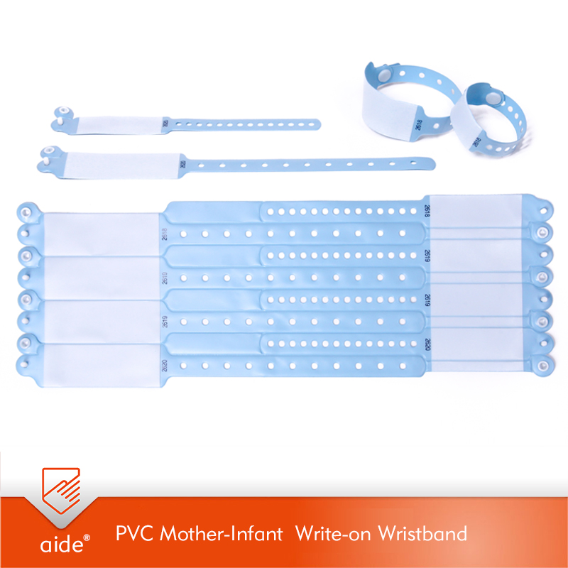 PVC Mother-Infant Write-on Wristband