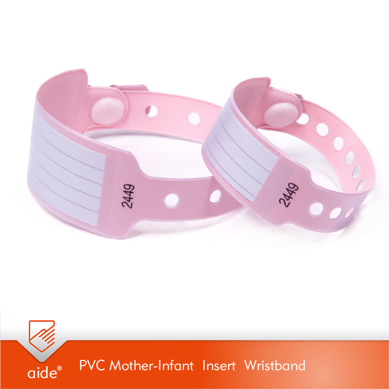 PVC Mother-Infant Insert Wristband