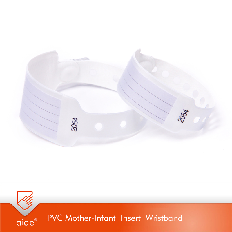 PVC Mother-Infant Insert Wristband
