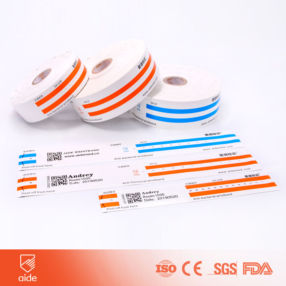 Thermal Hospital ID Wristbands-SK10